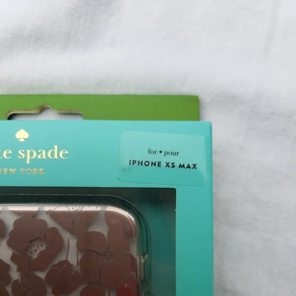 Kate Spade iphone Case floret clear  for IPHONE XS Max - Picture 2 of 5